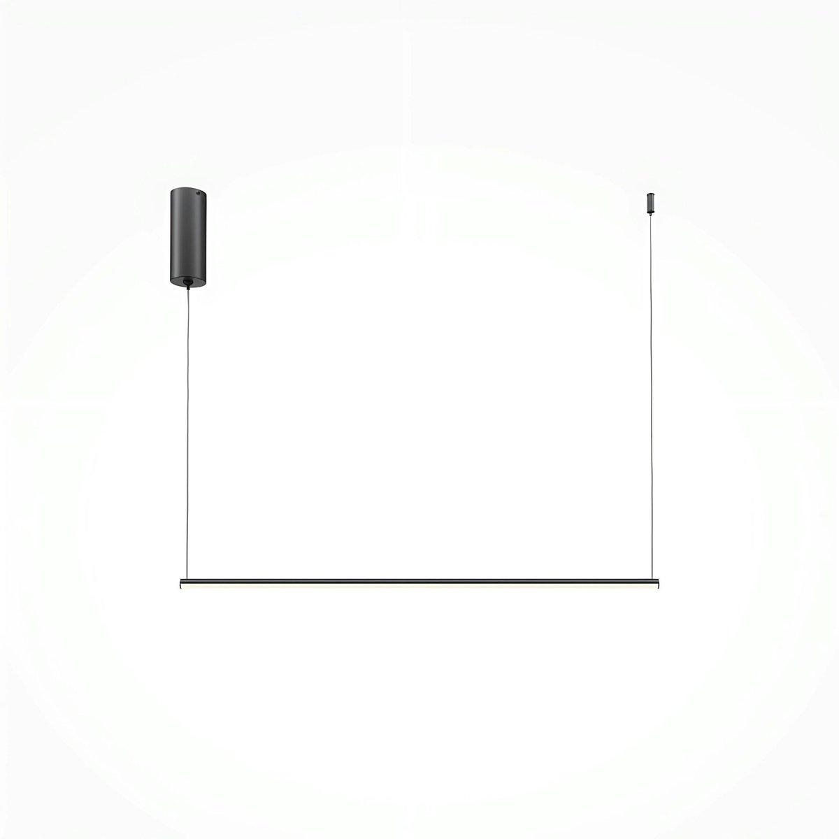 Suspension LED barre horizontale SALEM noir, PIER IMPORT