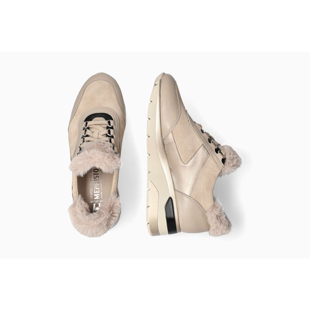 Baskets en cuir ESTELLA beige 5143, MEPHISTO