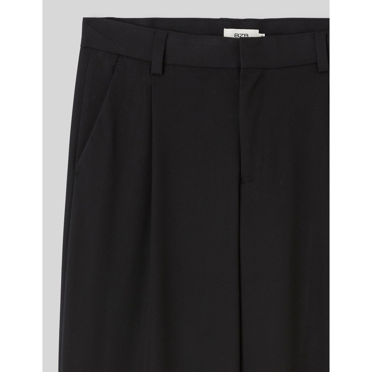 Loose pantalon large noir, BZB
