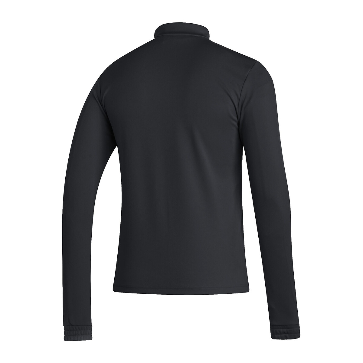 Sweat 1/4 zippé d'entrainement football noir, adidas Performance