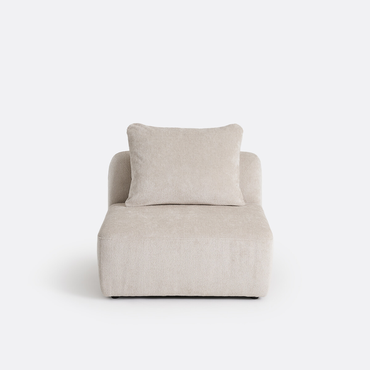 Zitelement voor modulaire bank, jacquard chenille, AMAD parel, LA REDOUTE INTERIEURS