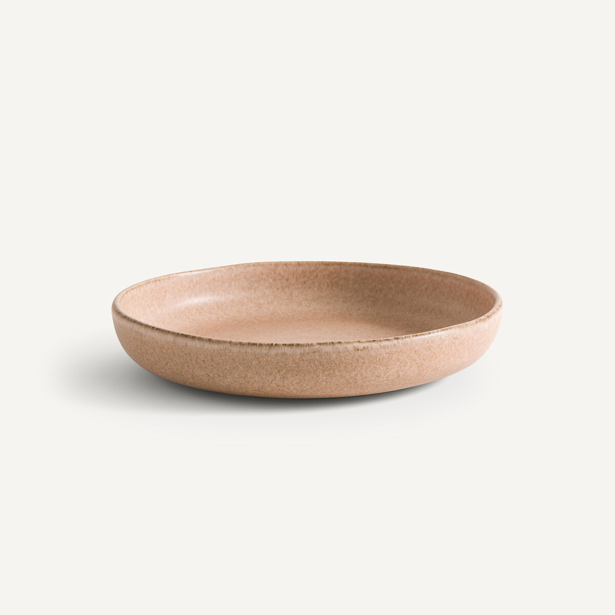 Lot de 4 assiettes à pâtes en grès, Gandra rose des sables, AM.PM