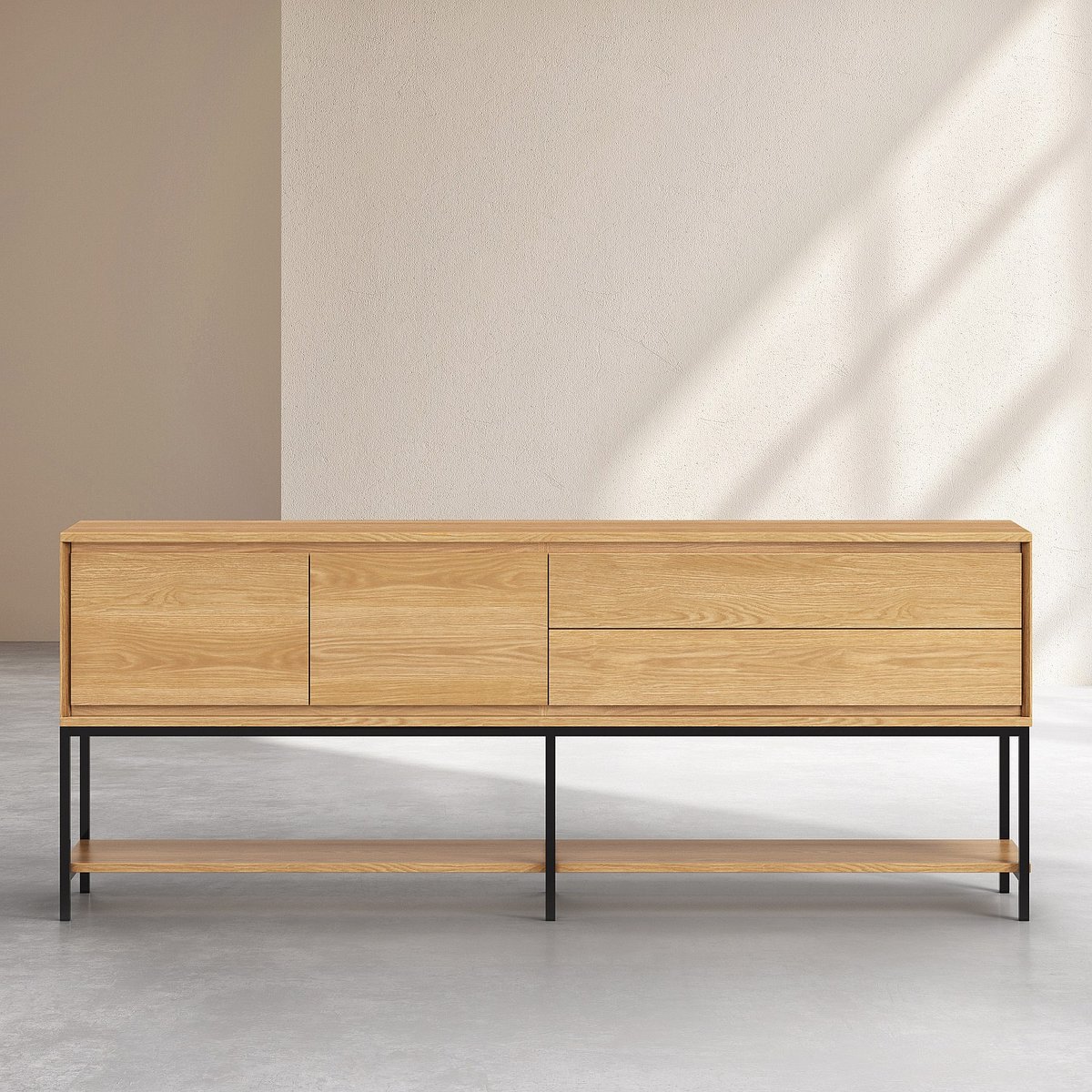 Buffet FLAVIE naturel clair, HABITAT