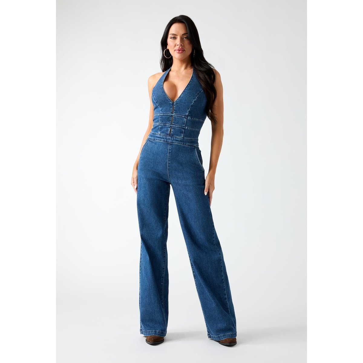 Combinaison En Denim bleu, GUESS