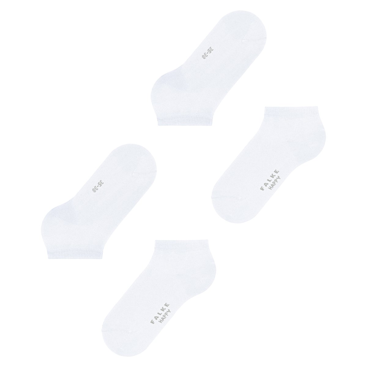 Socquettes Happy 2-Pack blanc, FALKE