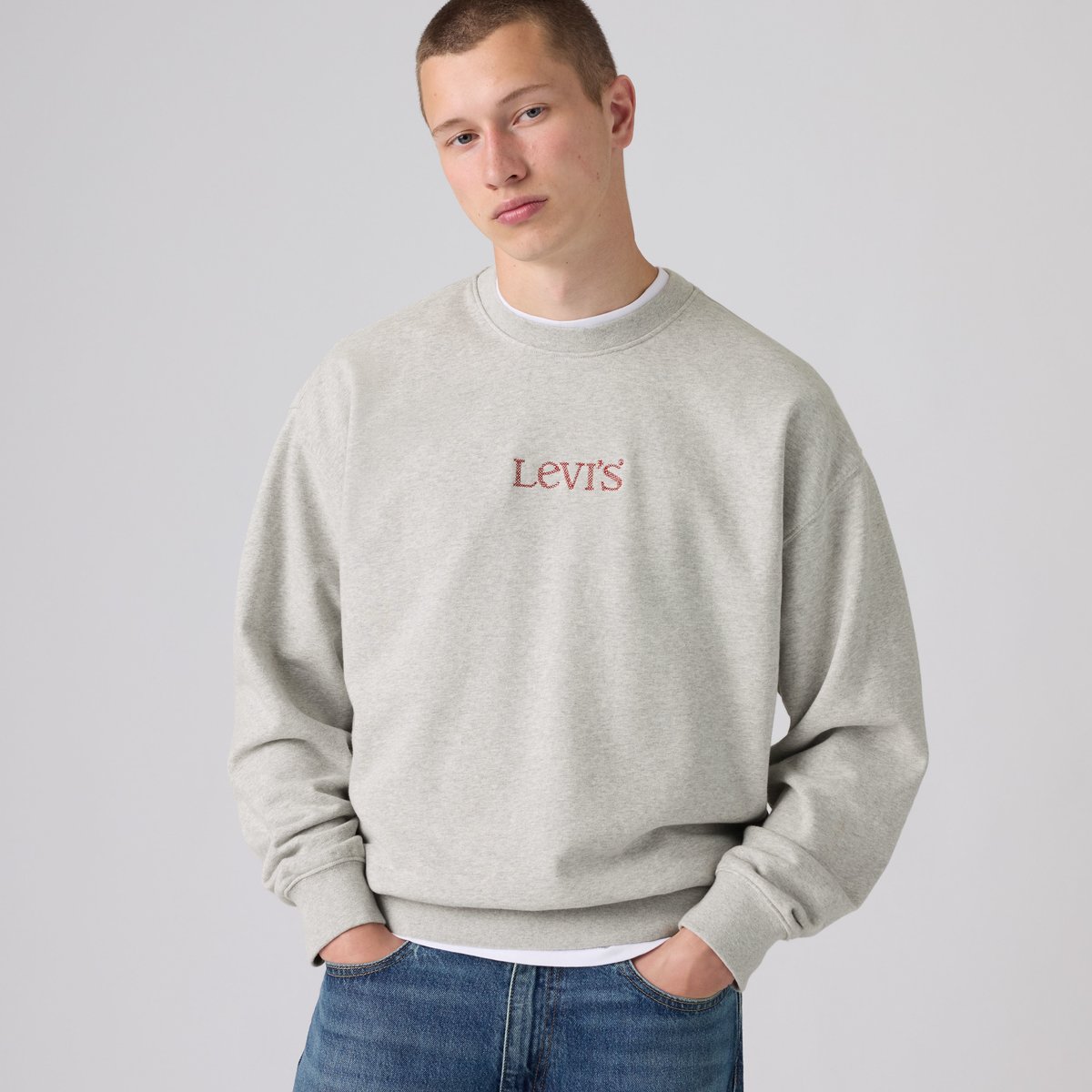 Sunset Crew Ssnl Logo 2 Light Heather Gr gris - ssnl logo 2 light heather grey, LEVI'S