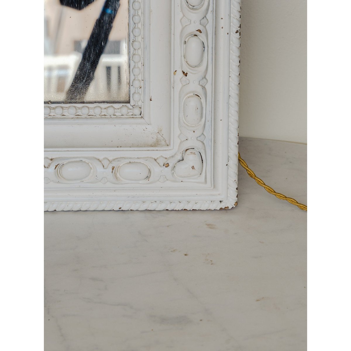 Miroir Louis XVI Igor N°874 - Bon état blanc, DEBONGOUT