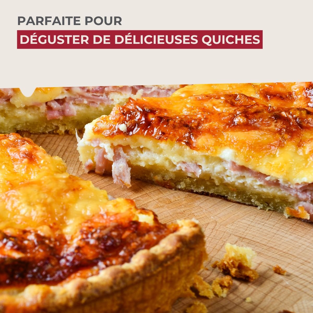 Lot de 2 planches à pizza et tarte flambée bois, FACKELMANN