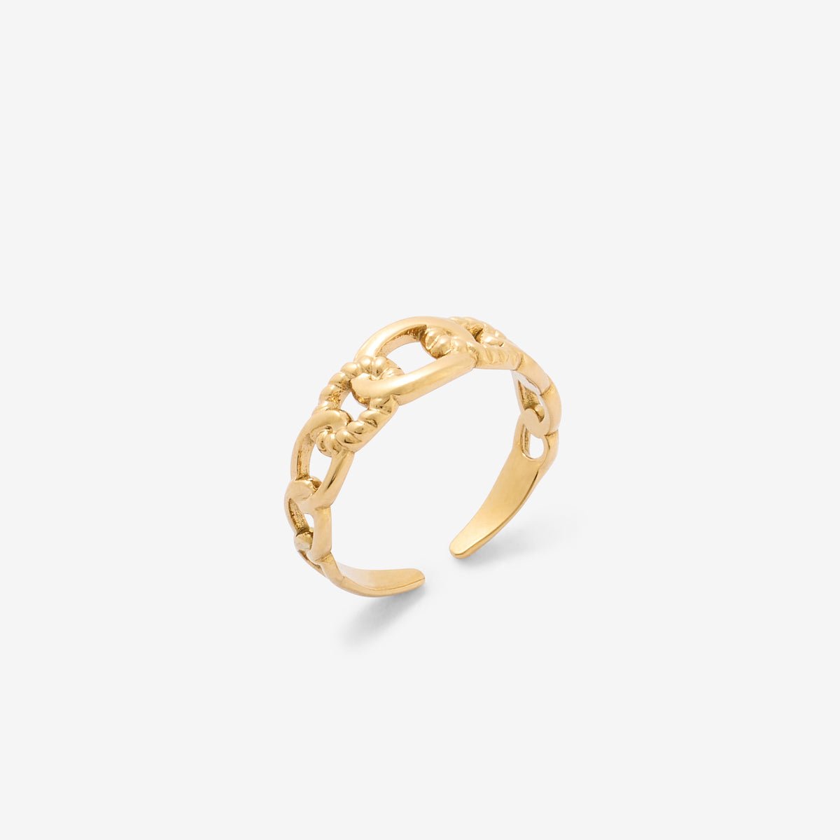 Bague effet chaîne Acier Inoxydable doré doré, BALABOOSTE
