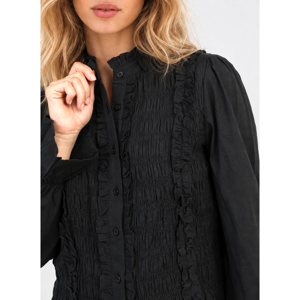 Blouse SLOANY noir, AN'GE