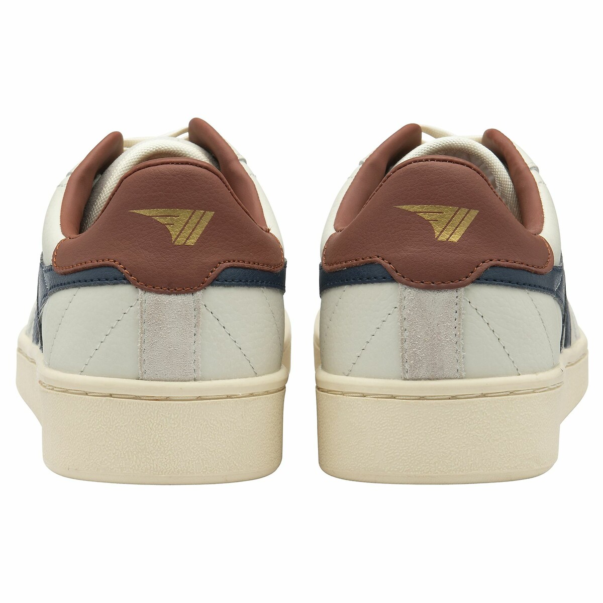 Baskets Contact Leather blanc/bleu marine, GOLA