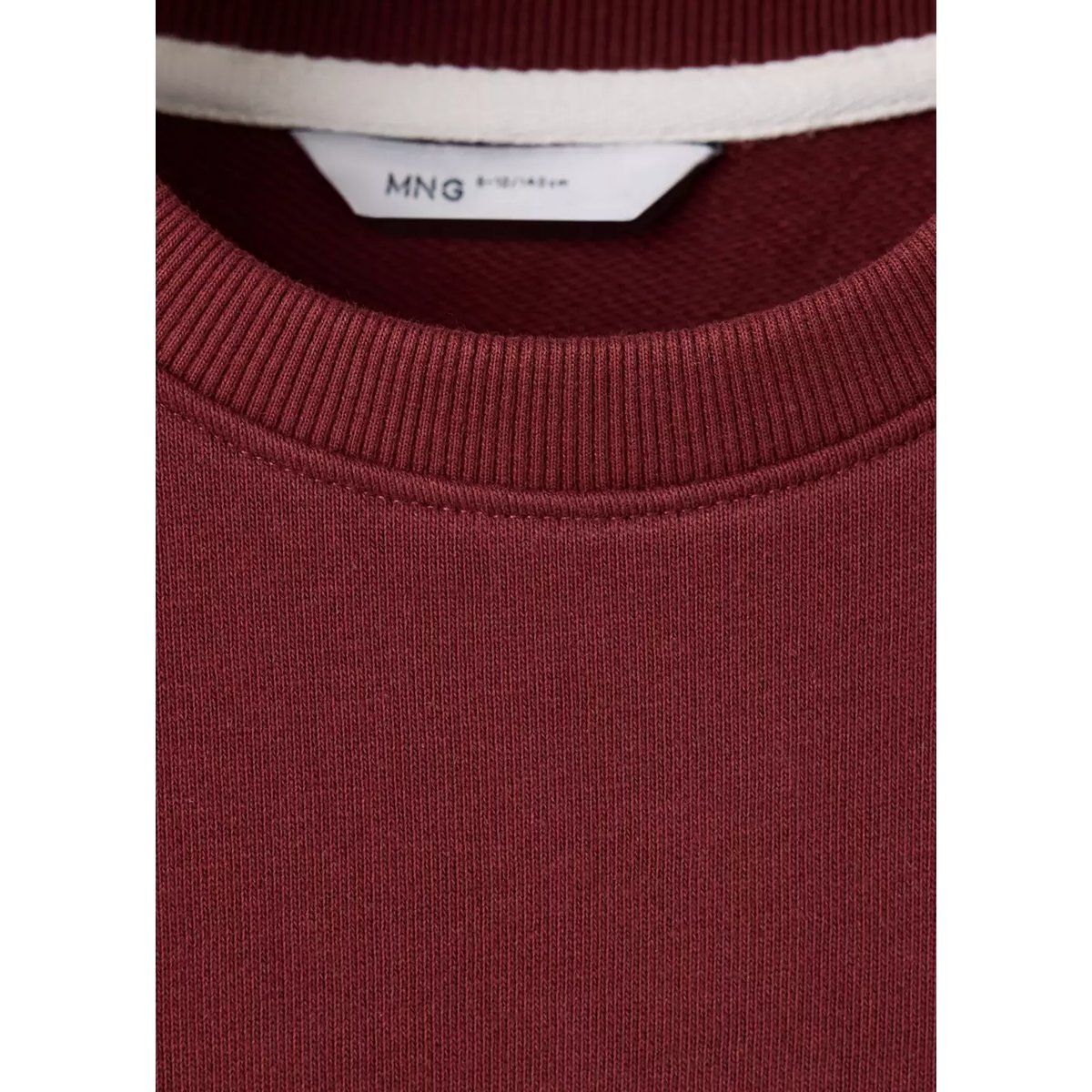 Sweat-shirt coton imprimé grenat, MANGO KIDS