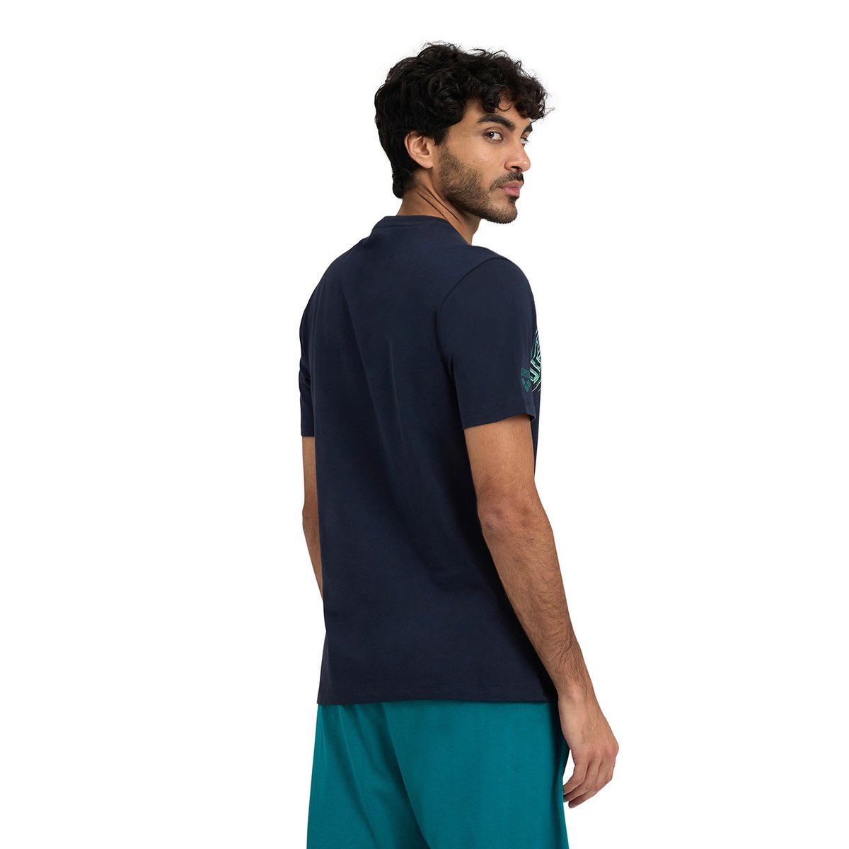 T-shirt unisexe en coton Logo navy-kikko pro navy, ARENA