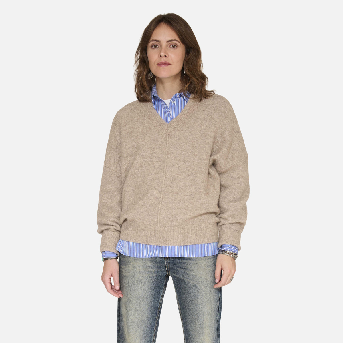 Pull KILSON taupe, MKT STUDIO