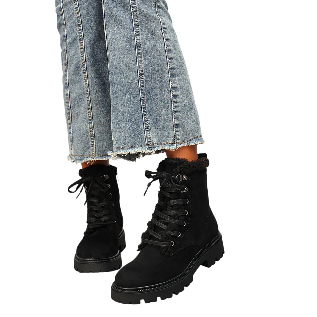 Bottines à Lacets noir, ENZA NUCCI
