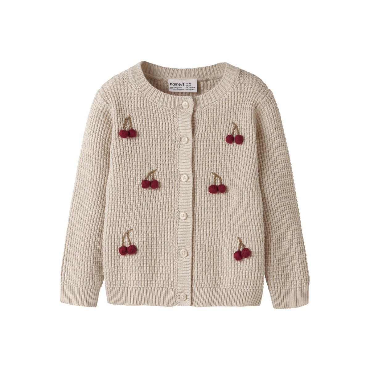 Pull En Maille blanc - peyote melange1, NAME IT