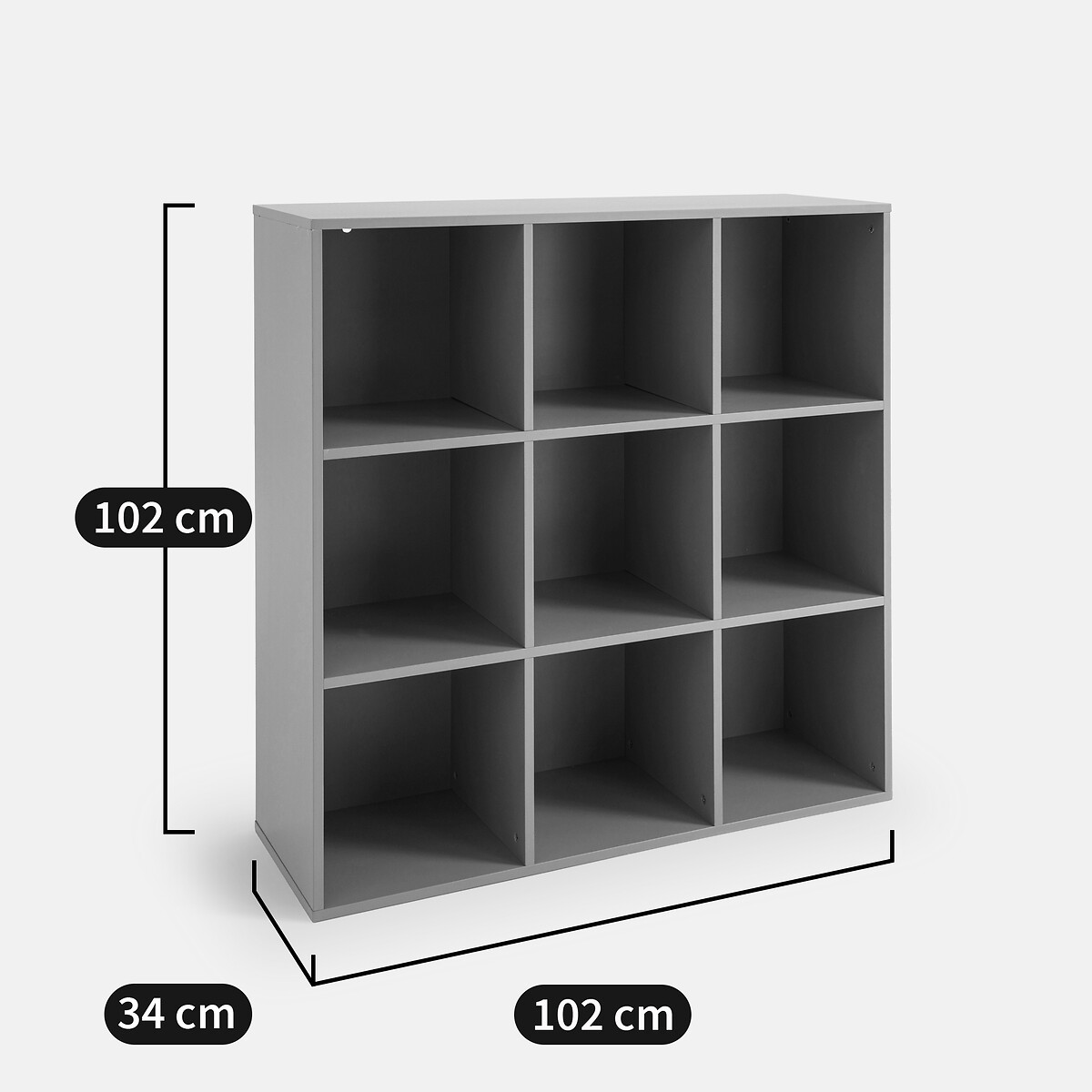 Mobile contenitore 9 scomparti, Diny eucalyptus, LA REDOUTE INTERIEURS