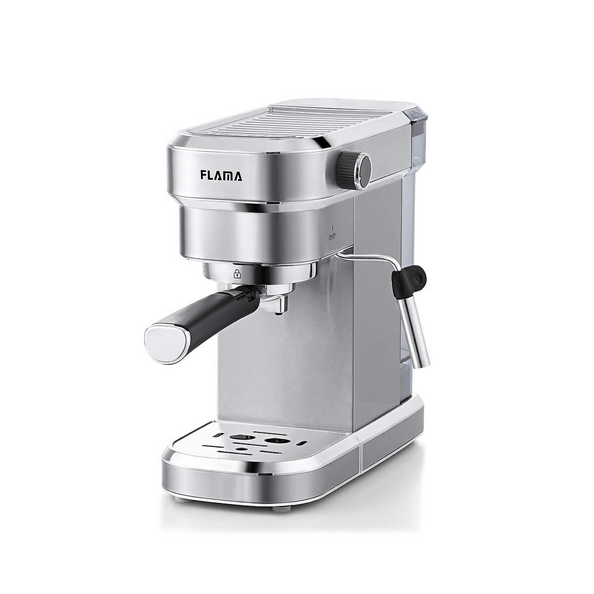 Máquina de café Expresso 20 BAR com vapor, Inox, 1256FL, da Flama inox, FLAMA
