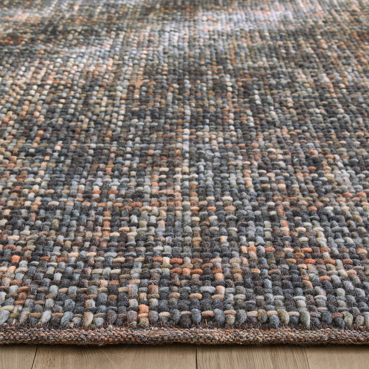 Tapis en laine, tissé main, Mutanya multicolore, AM.PM