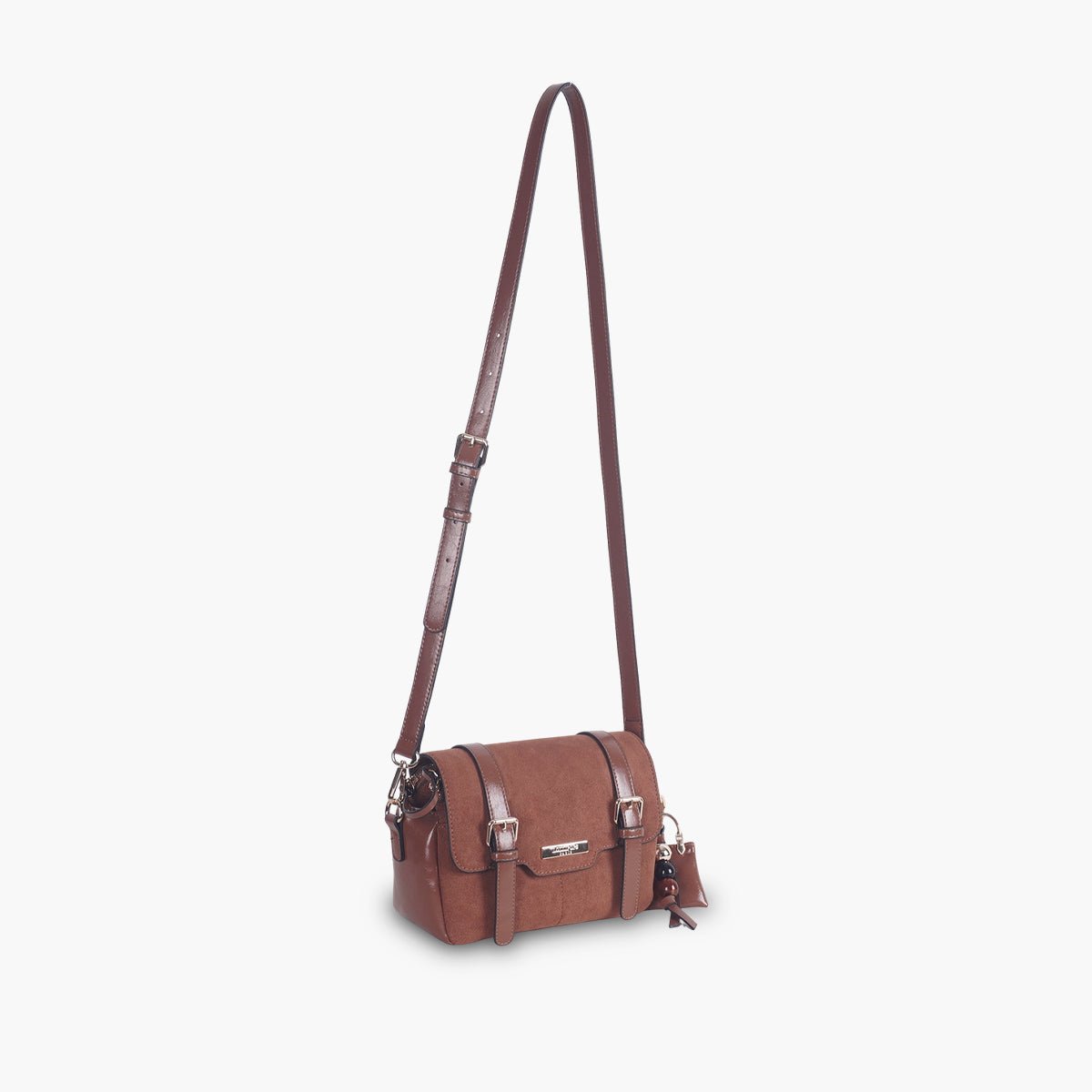 Sac porté épaule Tarick camel,doré, LOLLIPOPS