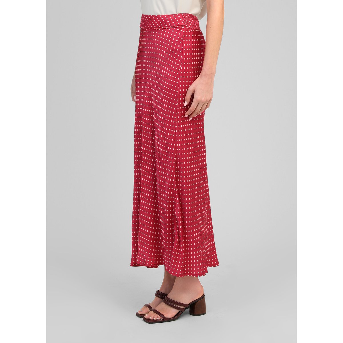 Jupe Midi GALICE doriva framboise, AN'GE