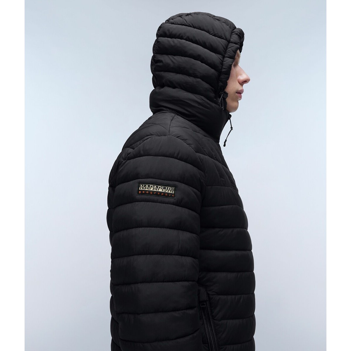Doudoune zippée à capuche Lapaz noir, NAPAPIJRI