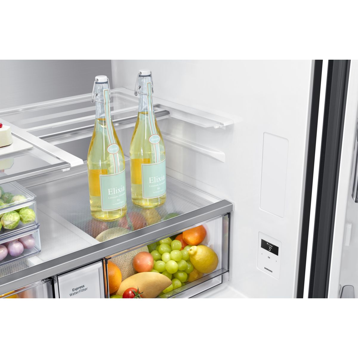 Réfrigérateur multi portes RF65DG960ESR inox, SAMSUNG