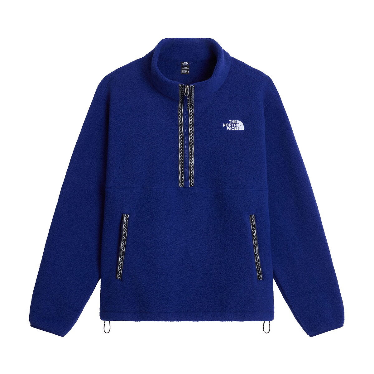 Sweat polaire demi zippé, FLEESKI bleu, THE NORTH FACE