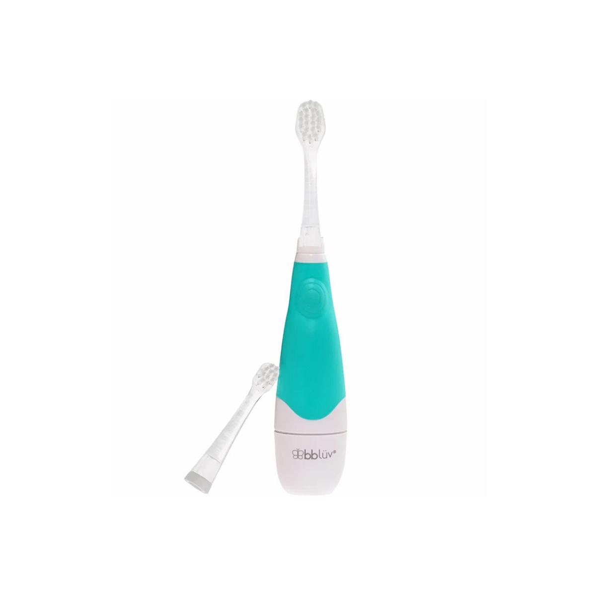 Brosse à dents bleu vert, blanc, BBLÜV