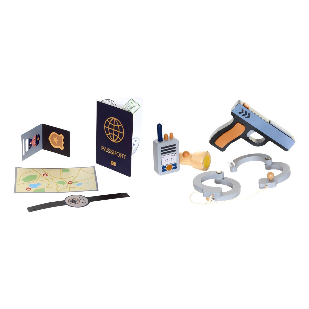 Coffret jeu docteur en schima pour enfant LIEL noir, ATMOSPHERA FOR KIDS