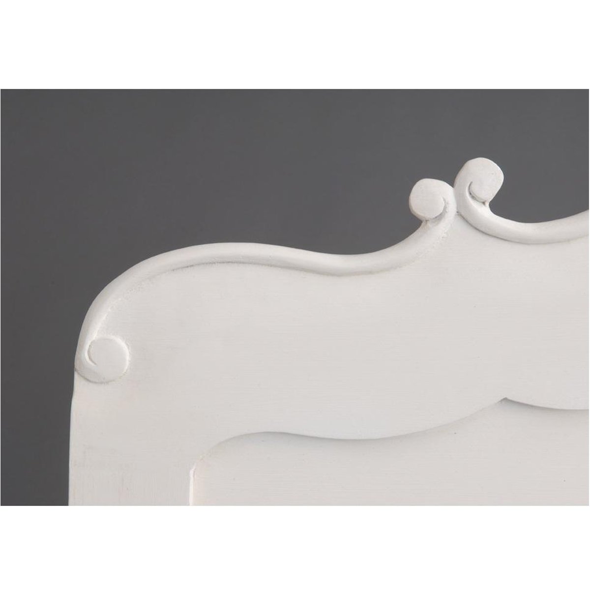 Tête de lit pour lit 90 cm en acajou cassé Apolline blanc, AMADEUS