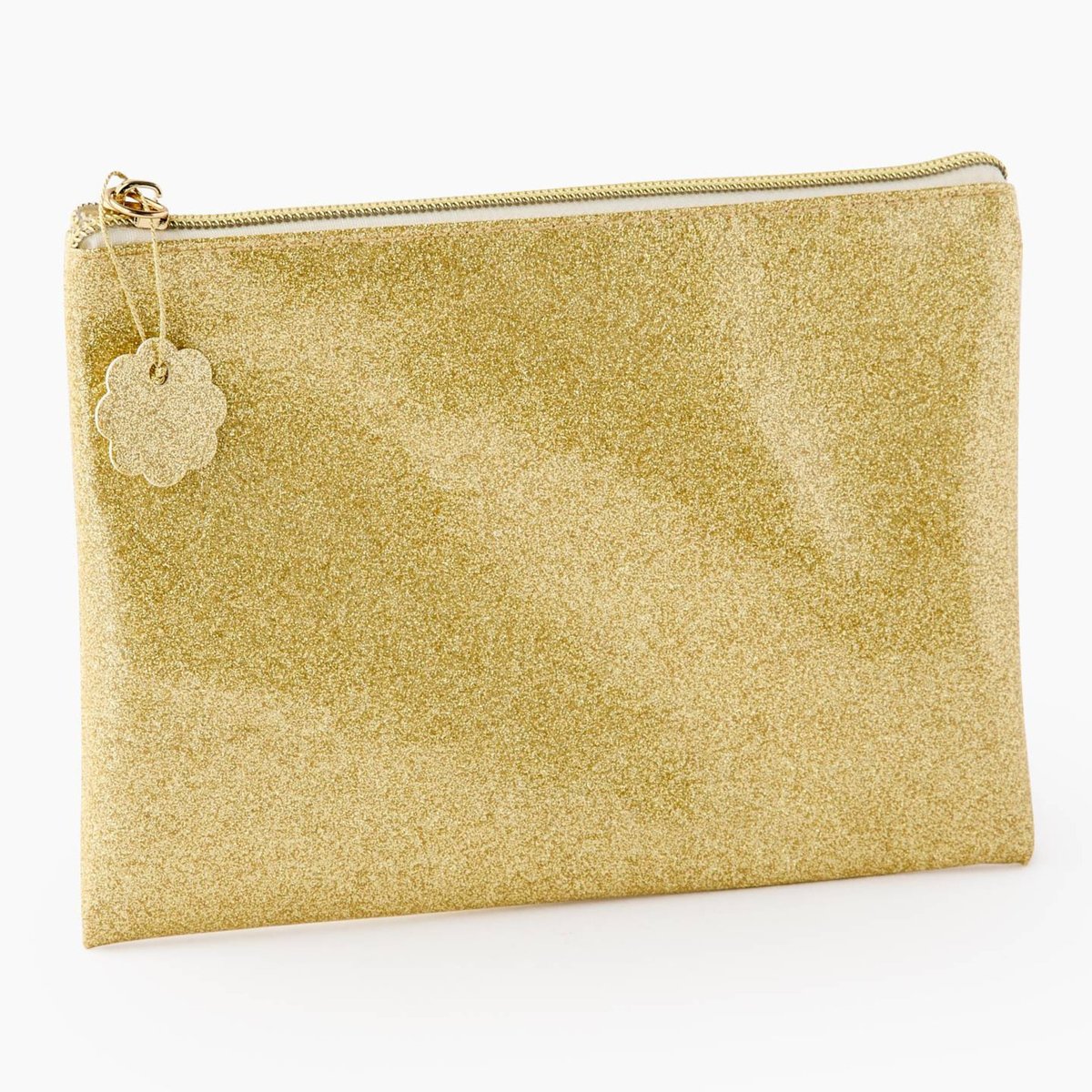 Trousse A5 PU gold, MONOPRIX
