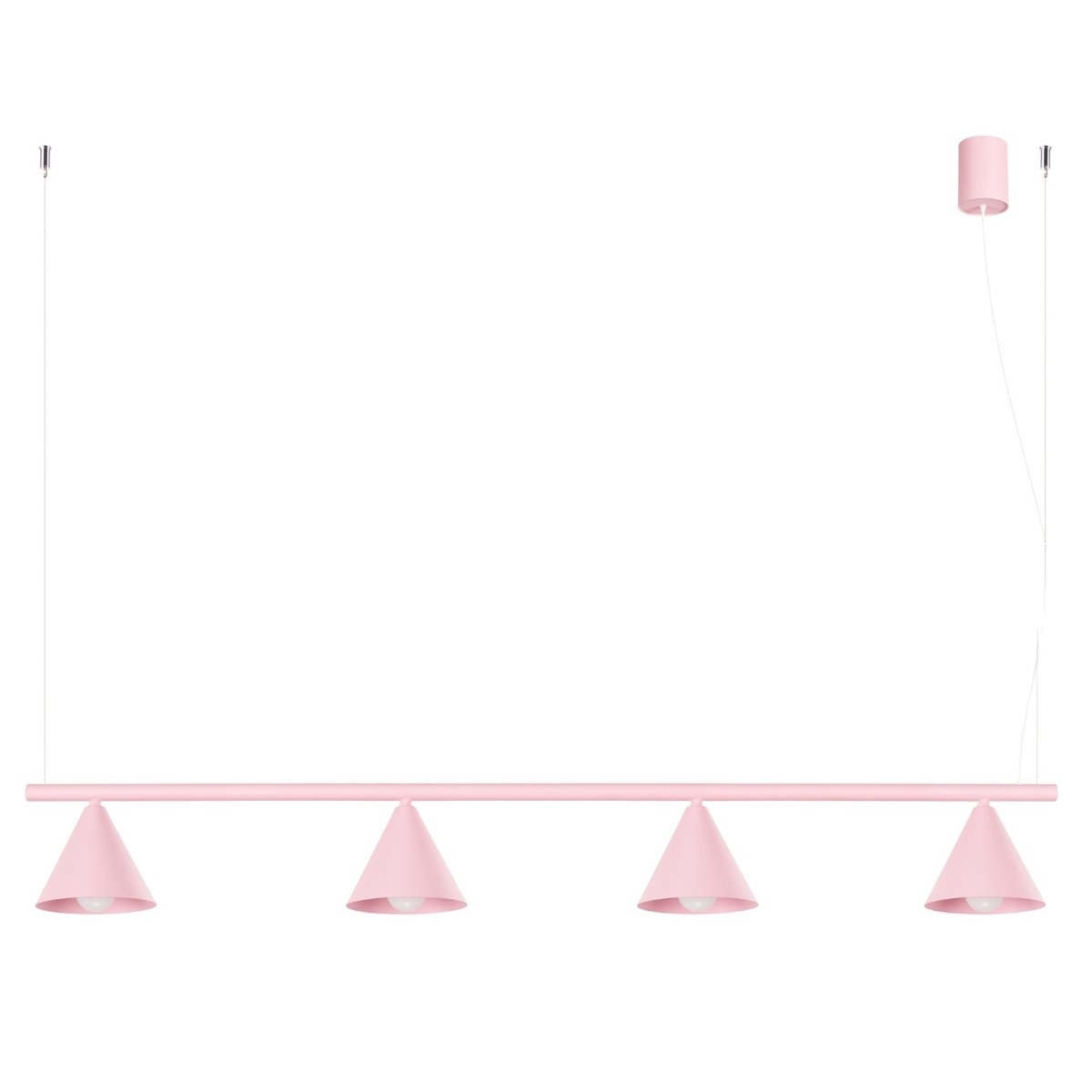 Lustre Acier Rose E14 4 Nox rose, EDEN