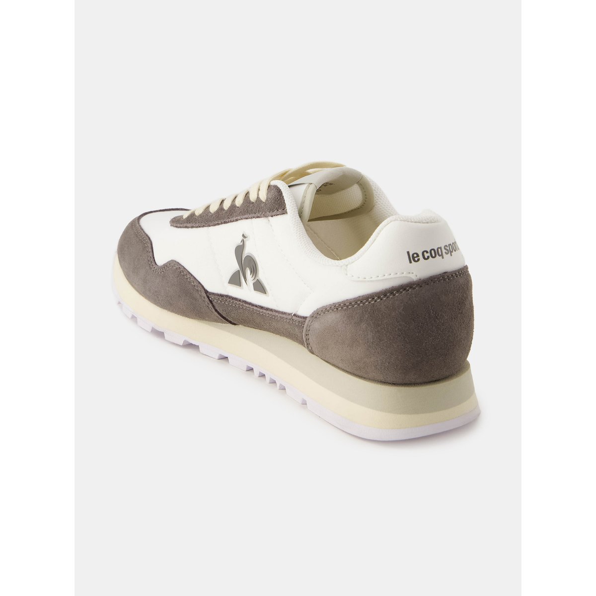 Sneakers rétro-running avec détails suede Astra optical white/ tornado, LE COQ SPORTIF