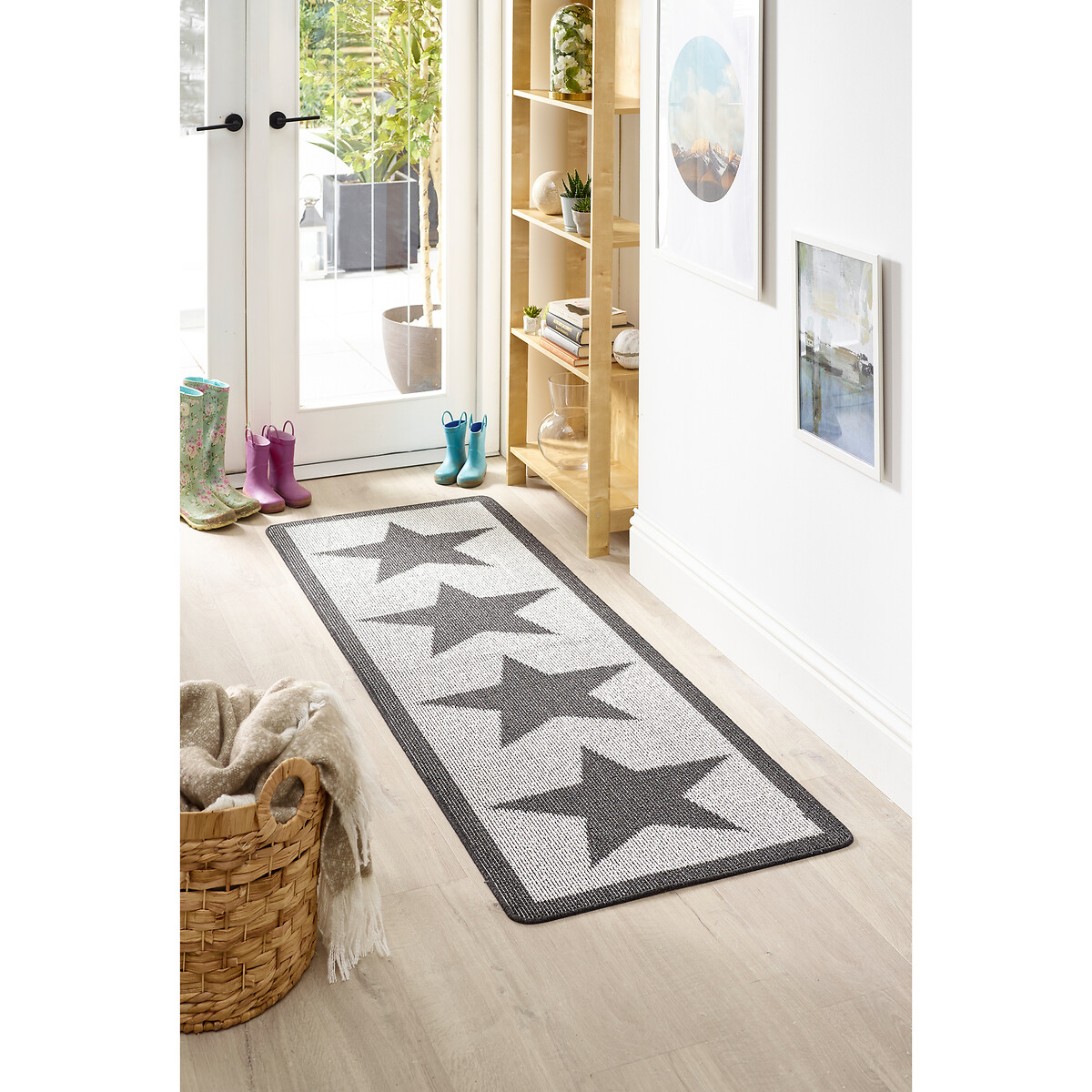 Utility Star Stain Resistant Runner charcoal, MY UTILITY