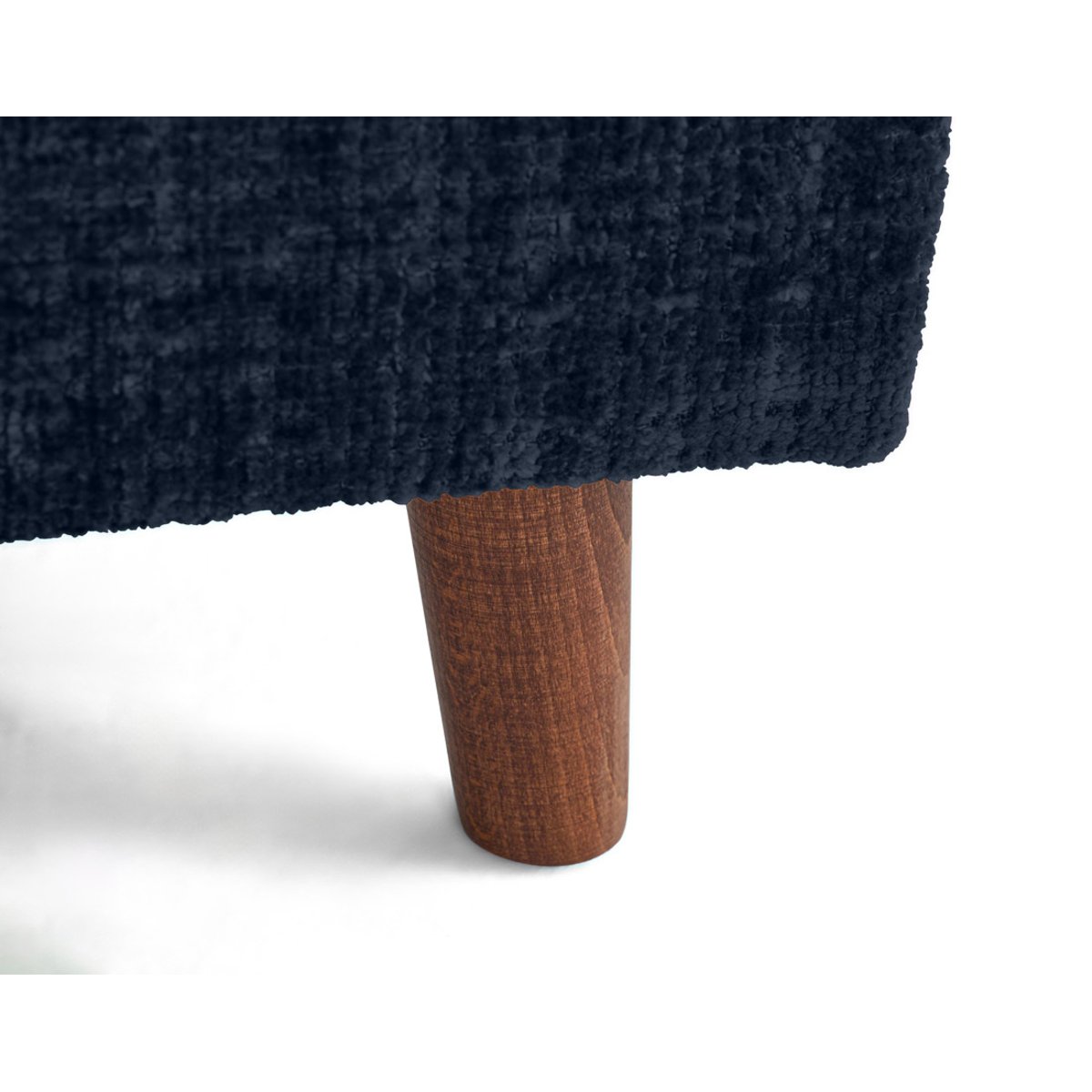 Rune - Ensemble de canapés droits 2+3 places velours texturé bleu, BEST MOBILIER