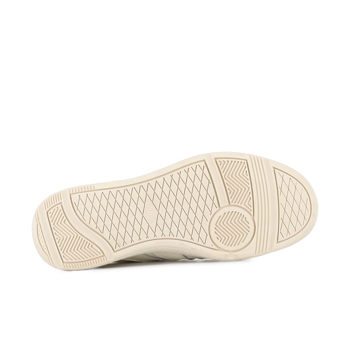 Baskets Cuir PALLACUP FLAME LTH blanc-cream white, PALLADIUM