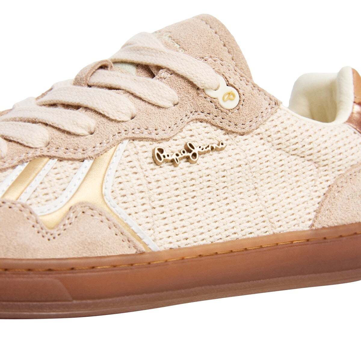 Ball - Baskets Combinées À Semelle Cupsole blanc écru, PEPE JEANS