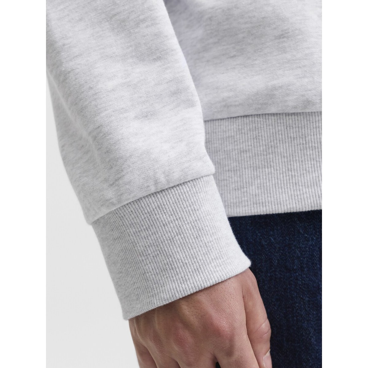 Sweat à capuche Geplas gris clair, JACK & JONES