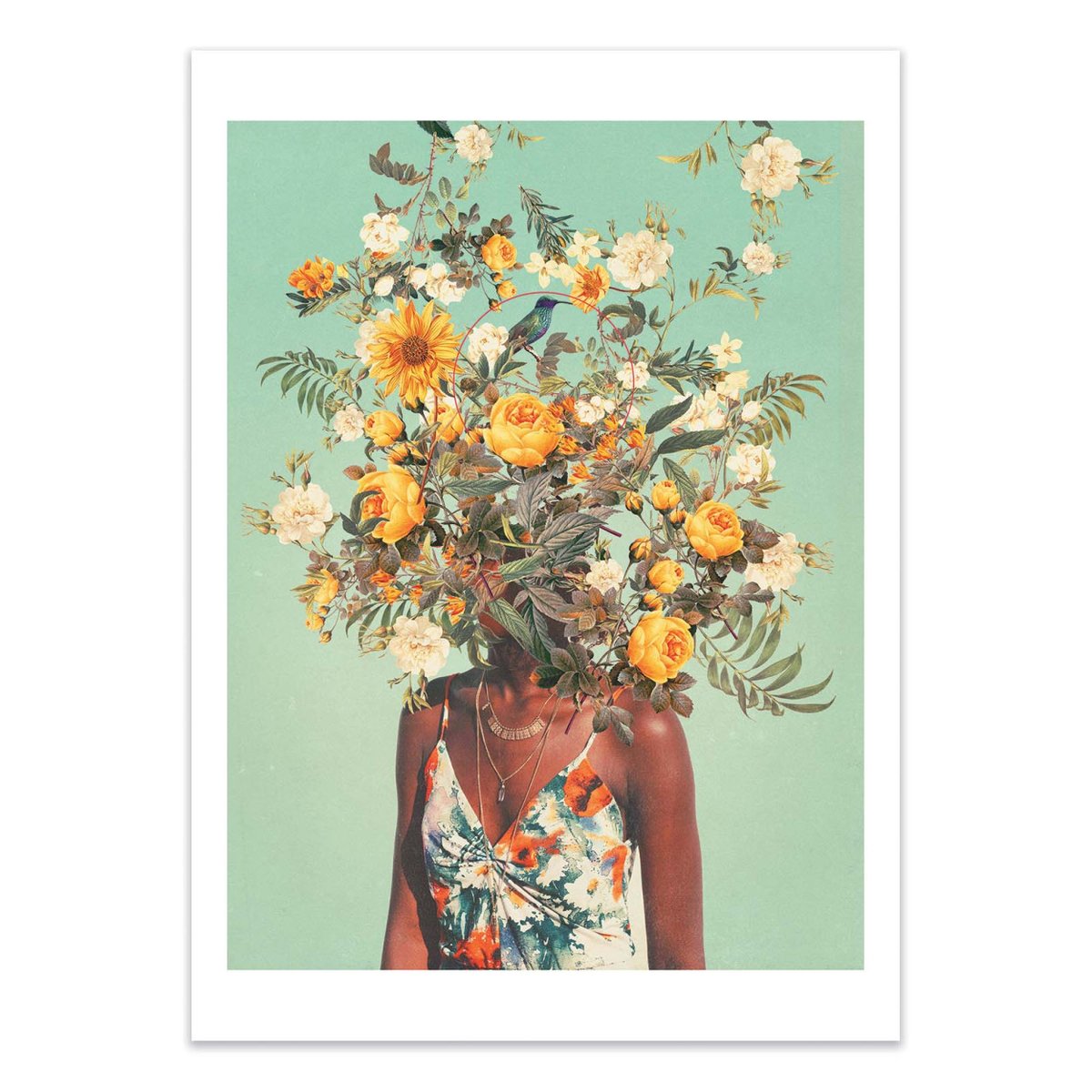 Affiche d'art - You Loved Me a Thousand Summers Ago - Frank Moth couleur unique, WALL EDITIONS