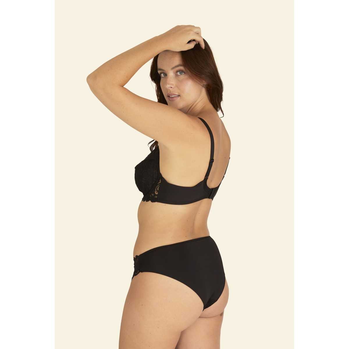 Slip DENTELLE AUDACIEUSE noir, WELL
