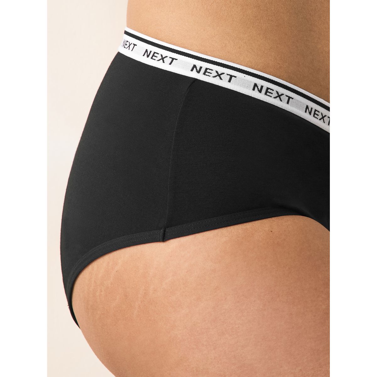 Culotte menstruelle flux abondant, lot de 4 noir, NEXT
