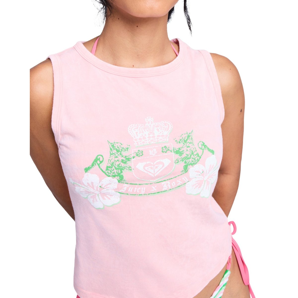 T-Shirt, manches courtes, col rond, . rose candy pink, ROXY