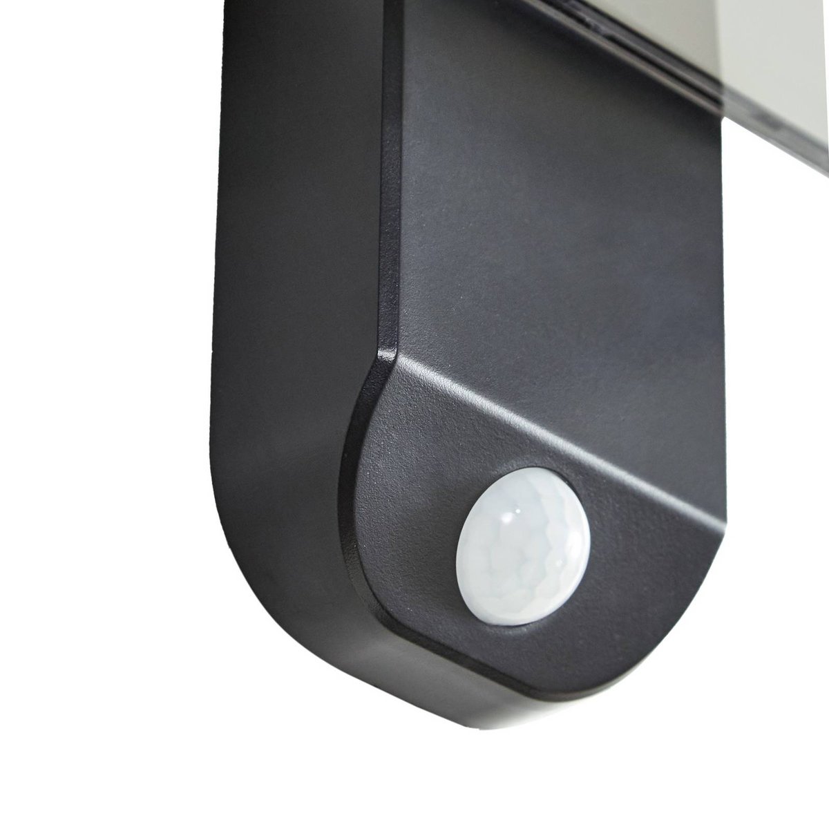 Applique extérieure moderneLED, Tarlson noir, transparent, PRIOS