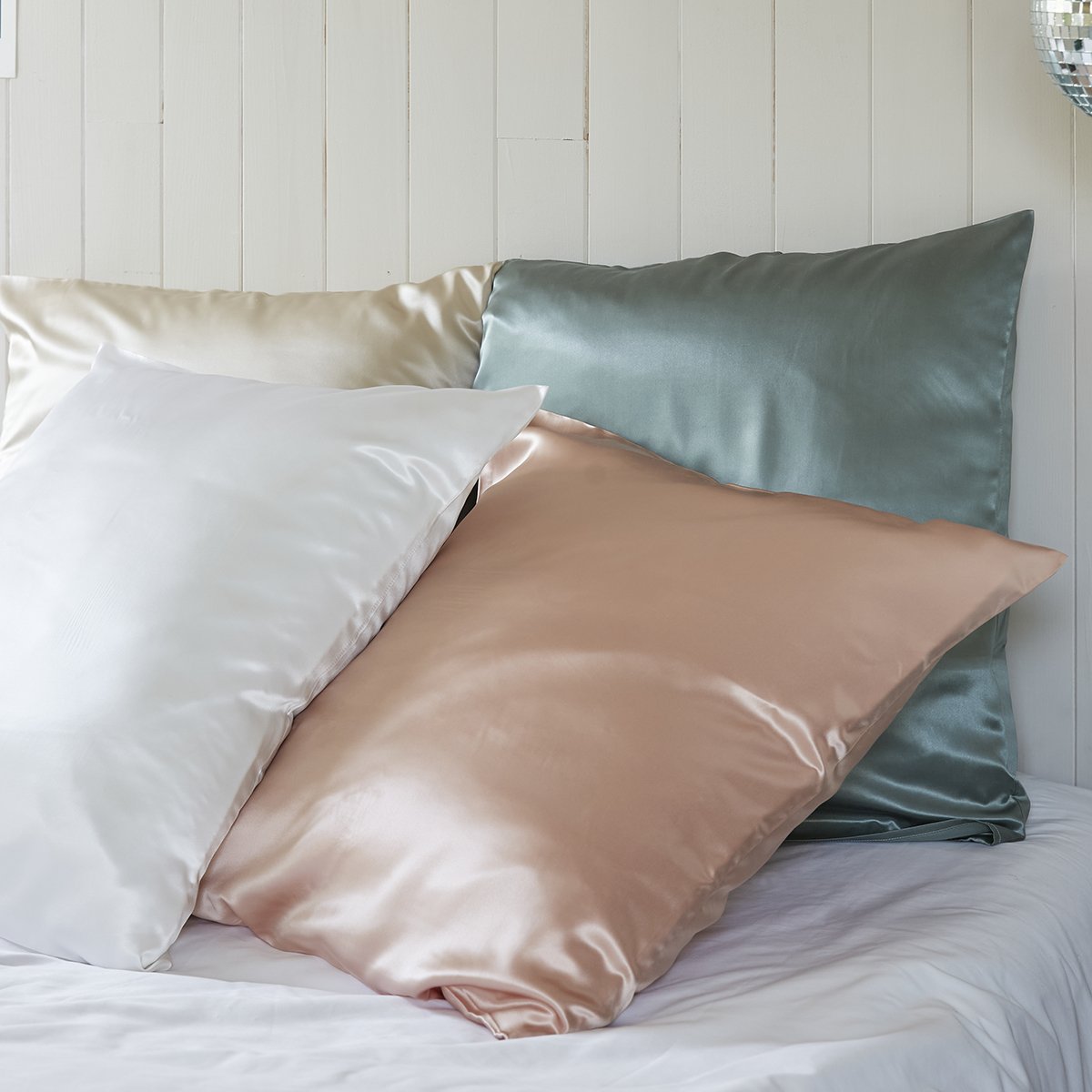Taie d'oreiller ECLAT DE SOIE beige, SYLVIE THIRIEZ