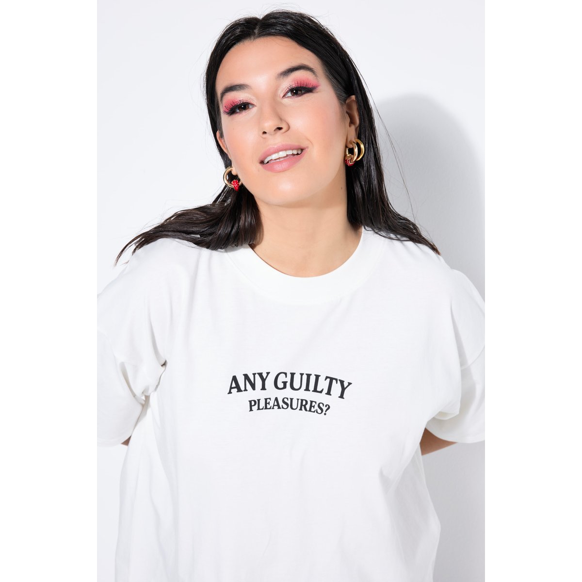 T-shirt oversize blanc cassé, STUDIO UNTOLD