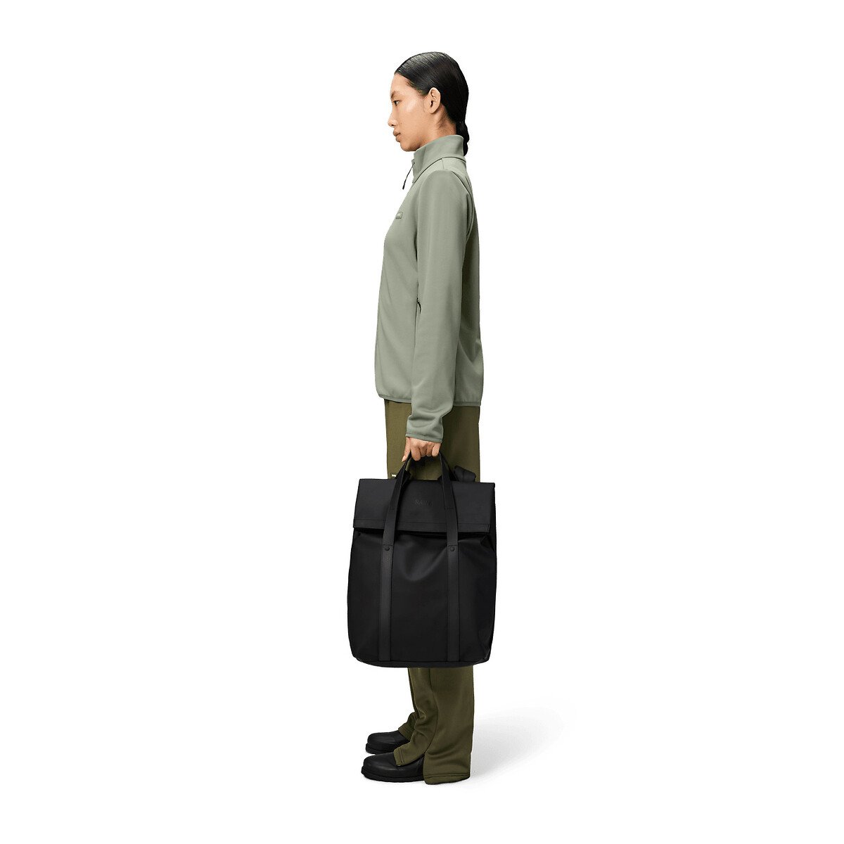Sac à dos imperméable 2 WAY TOTE BACKPACK noir, RAINS