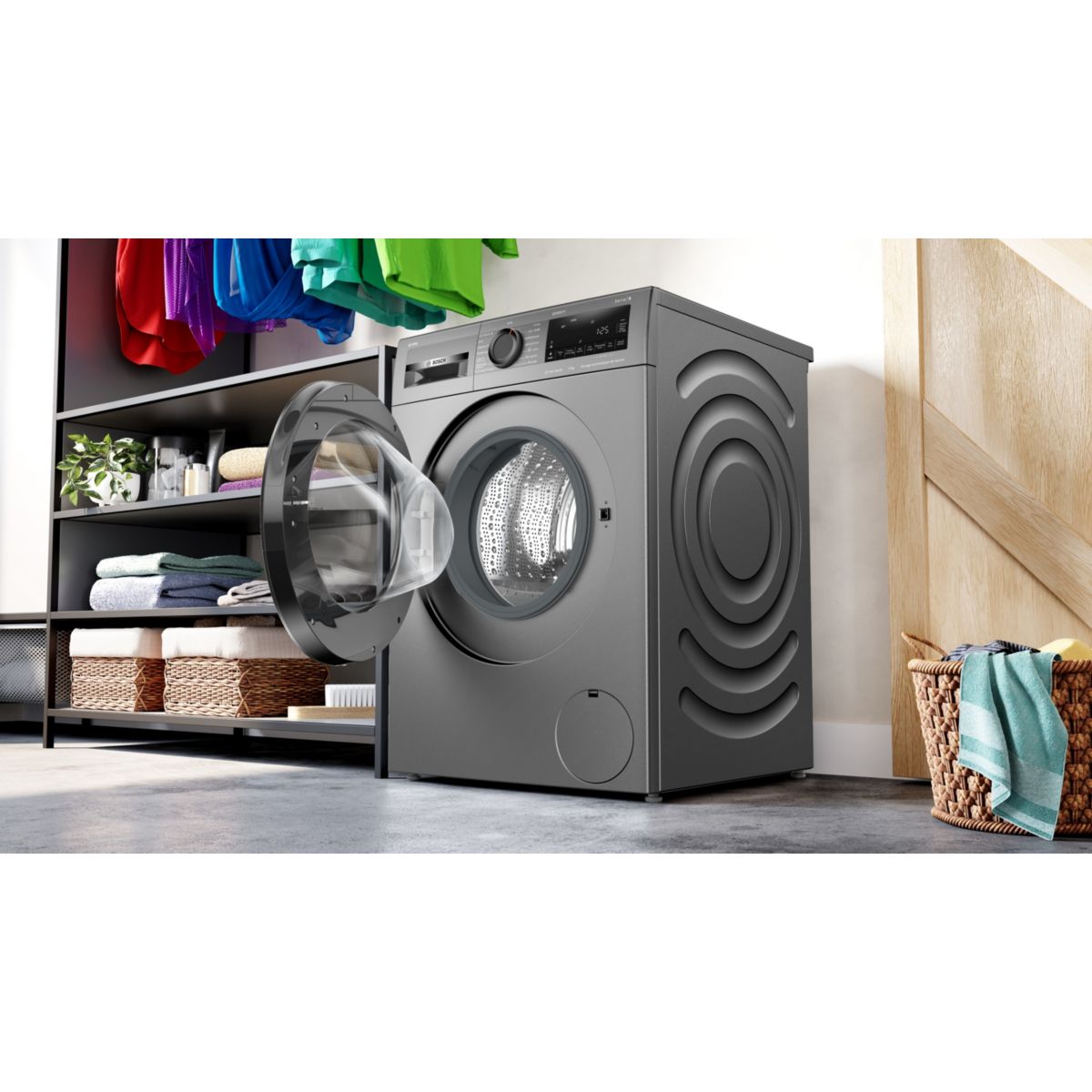Lave linge hublot WGG244FRFR Serenity couleur unique, BOSCH