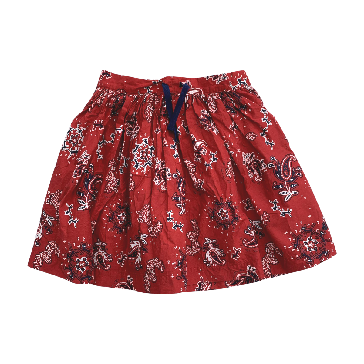 Jupe enfant - Très bon état rouge, blanc, PETIT BATEAU