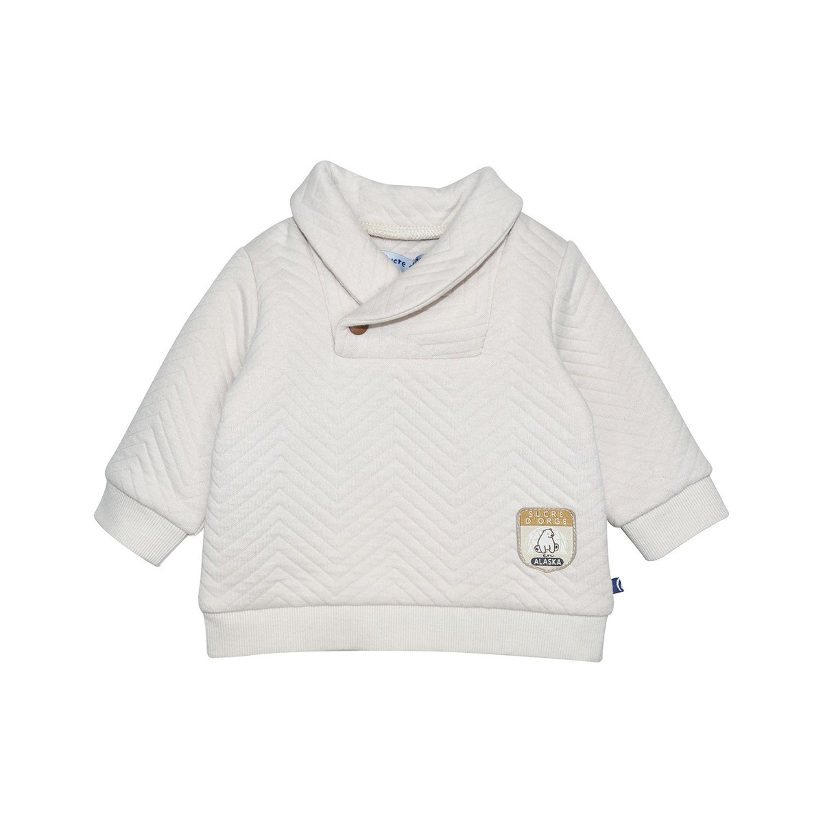 Ensemble sweat pantalon en maille pero beige, SUCRE D'ORGE